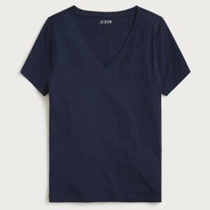 J. Crew Women's Vintage Jersey V-Neck Tee - Size Small - NEW with tags